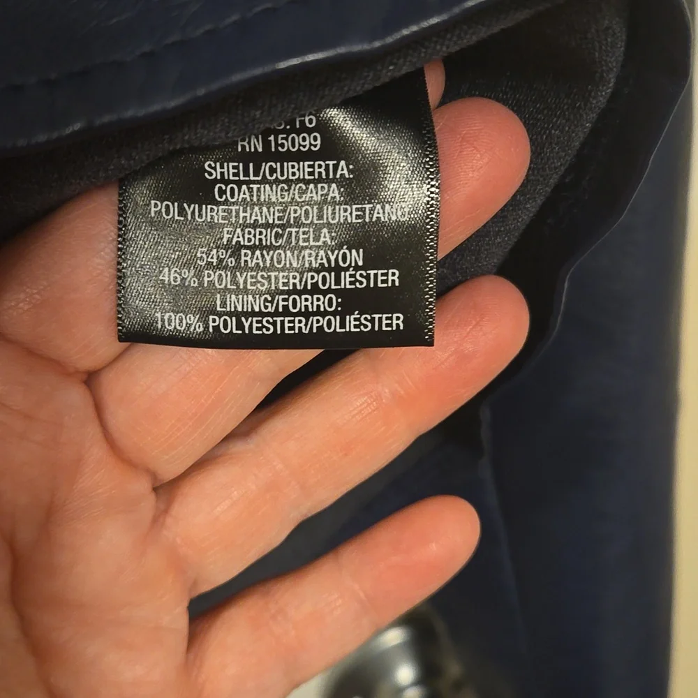 Large navy blue jacket